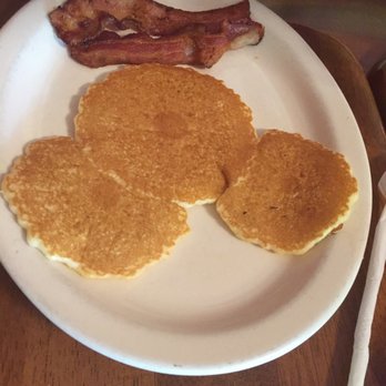Christy's Cafe - 1 Pancake with Bacon, you don't have to ask for them to be Mickey Mouse -ours just came that way - Breakfast & Brunch Near Me - Newnan, Georgia Christy's Cafe - 1 Pancake with Bacon, you don't have to ask for them to be Mickey Mouse -ours just came that way - Breakfast & Brunch Near Me - Newnan, Georgia