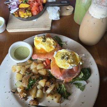 Sage Social Eatery - Smoked Salmon Benny - Latin American Near Me - Covina, California Sage Social Eatery - Smoked Salmon Benny - Latin American Near Me - Covina, California