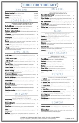 Menu photo 4 Aqua Clinton, CT