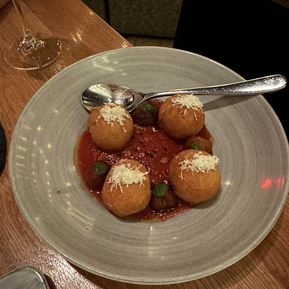 Black truffle arancini