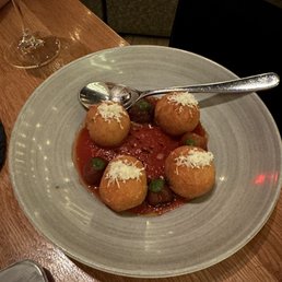 Black truffle arancini