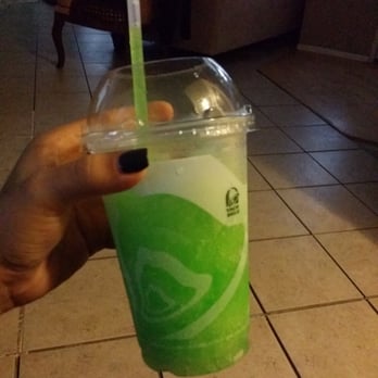 Taco Bell - New distortion drink is amazing! Happy hour $1 - Fast Food Near Me - Ontario, California