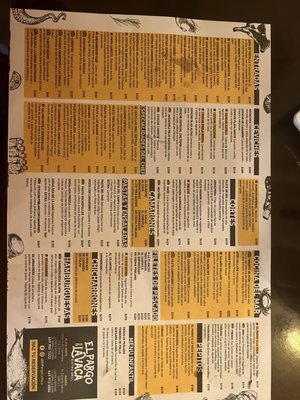 Menu photo 2 El Pargo y La Vaca Mazatlán, SIN