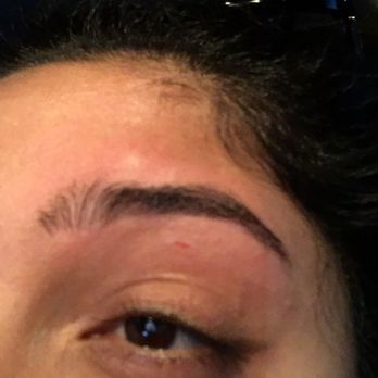 Shapes Brow Bar - This is right after as soon as I got home it got even worse! Everything about my experience sucked - Cosmetics & Beauty Supply Near Me - Panorama City, California Shapes Brow Bar - This is right after as soon as I got home it got even worse! Everything about my experience sucked - Cosmetics & Beauty Supply Near Me - Panorama City, California