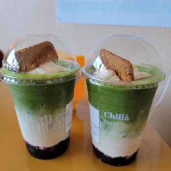 Chilla Coffee - Secret matcha: matcha with boysenberry jam - Coffee & Tea Near Me - Garden Grove, California Chilla Coffee - Secret matcha: matcha with boysenberry jam - Coffee & Tea Near Me - Garden Grove, California