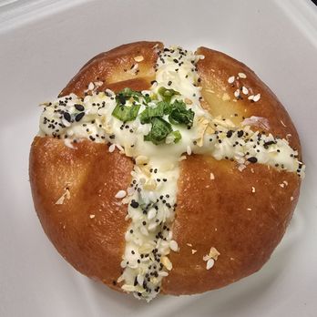 Bear Donut - Scallion cream cheese - Donuts Near Me - New York, New York Bear Donut - Scallion cream cheese - Donuts Near Me - New York, New York