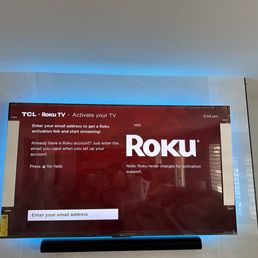TV and Soundbar Mount on Tile by Z TV and Soundbar Mount on Tile by Z