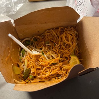 Thai Basil - Terrible Pad Thai Noodles - Terrible dry. - Thai Near Me - Bozeman, Montana
