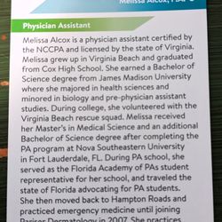 Pariser Dermatology Specialists - This is the bio info for Melissa Alcox. Photo taken June 28, 2025.