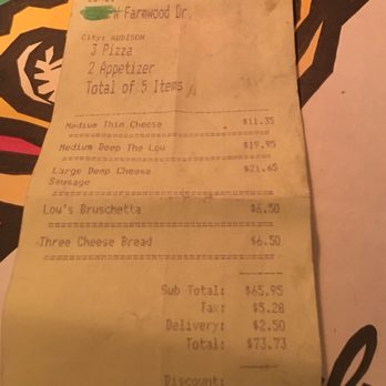 Lou Malnati's Pizzeria - Pizza Near Me - Addison, Illinois