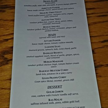 Jazba - Menu - Indian Near Me - New York, New York Jazba - Menu - Indian Near Me - New York, New York
