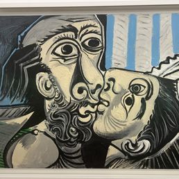Le Baiser") by Pablo Picasso,