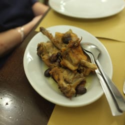 Trattoria San Omobono - Rabbit with rosemary and olives