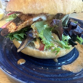 California Fish Grill - Cajun Salmon Sandwich - Seafood Near Me - San Jose, California