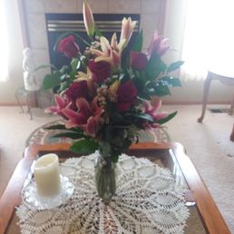 Grandma's Valentine's Day arrangement!!