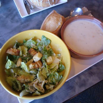 Panera Bread - Caesar Salad and Clam Chowder - Sandwiches Near Me - Allen, Texas