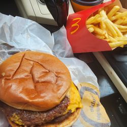 McDonald's - No ketchup, no napkins, no bbq sauce but that's okay ...it's McDonald's.