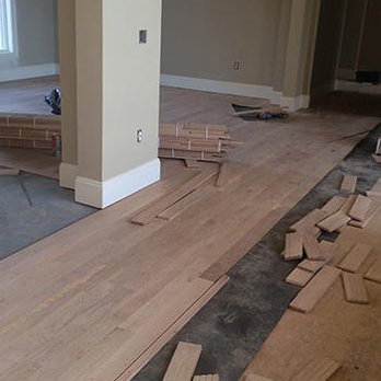 Lee's Hardwood Floors - the floor being laid out - Flooring Near Me - Roanoke, Virginia