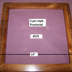 U~Weave Looms - 14" X14" square with metal pins (3 pin style)