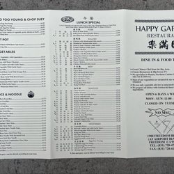Menu October 2025