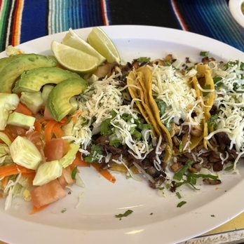 Mi Hacienda Durango - Trio tacos (Al Pastor, Carne & Pollo) side salad - Mexican Near Me - Hesperia, California Mi Hacienda Durango - Trio tacos (Al Pastor, Carne & Pollo) side salad - Mexican Near Me - Hesperia, California