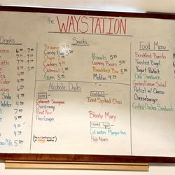 Way Station - Pricing and menu - January 2026