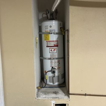 Castillo Works Plumbing - after lkea fixed and water heater reinstalled.  i requested to leave bottom section open - Plumbing Near Me