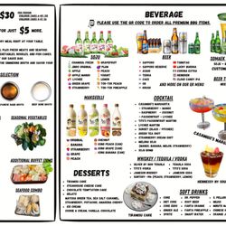 Sura Korean BBQ - SURA Korean BBQ Updated Menu