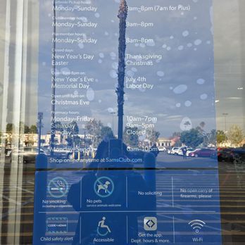 Sam's Club - Store hours - Wholesale Stores Near Me - San Bernardino, California Sam's Club - Store hours - Wholesale Stores Near Me - San Bernardino, California