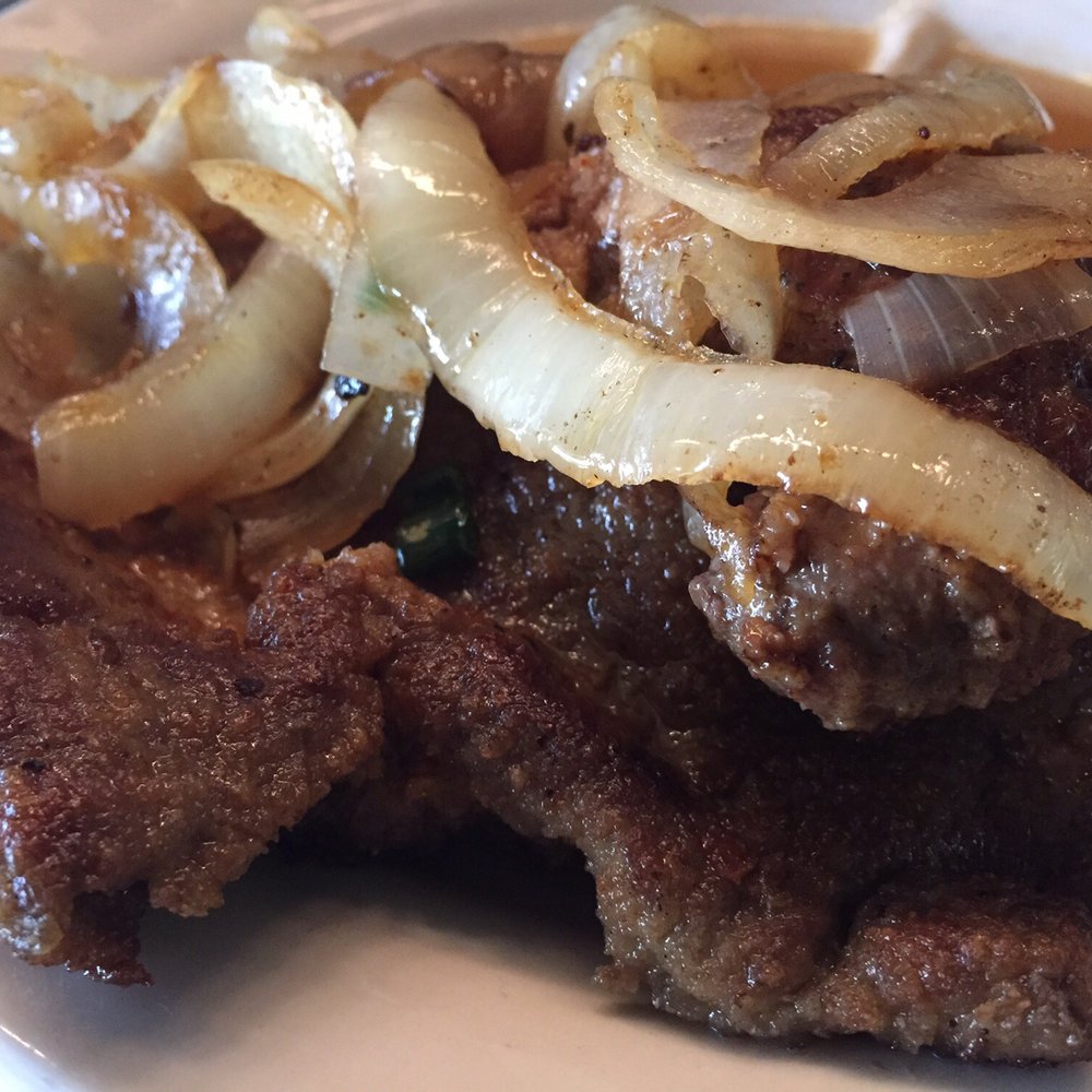 Luby's - grilled beef liver and onions - American Near Me - Houston, Texas Luby's - grilled beef liver and onions - American Near Me - Houston, Texas