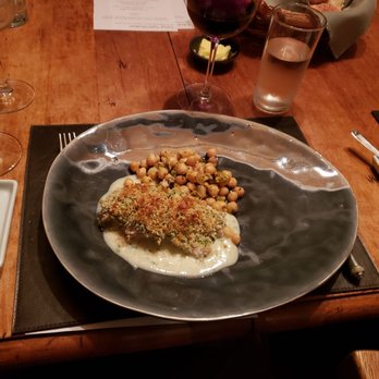 Casa SaltShaker - Local dogfish crusted in peas and panko and garbanzo beans. - International Near Me - Buenos Aires, C