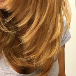 Salon Dyjo - After I got home I noticed all the uneven layers..