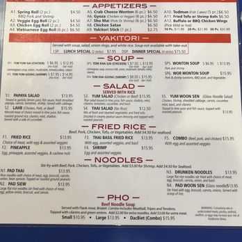 Pho-N-Thai - Menu 9/25 - Vietnamese Near Me - Colorado Springs, Colorado Pho-N-Thai - Menu 9/25 - Vietnamese Near Me - Colorado Springs, Colorado