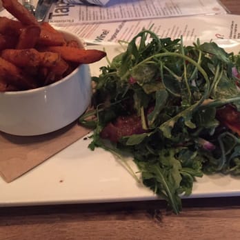 Eureka! - Naked fig burger + sweet potato fries - American Near Me - Berkeley, California