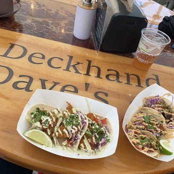 Deckhand Dave's Fish Tacos - 3 taco sampler - Food Trucks Near Me - Juneau, Alaska Deckhand Dave's Fish Tacos - 3 taco sampler - Food Trucks Near Me - Juneau, Alaska