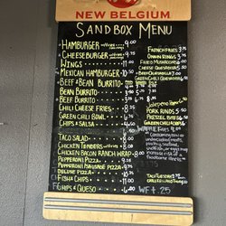 The Sand Box & Grill - Menu