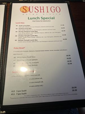 Menu photo 2 Sushigo Boca Raton, FL
