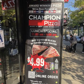 Champion Pizza - Pizza Near Me - Astoria, New York Champion Pizza - Pizza Near Me - Astoria, New York