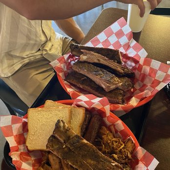 Zombie Pig BBQ - Sampler plate and ribs - Barbeque Near Me - Columbus, Georgia