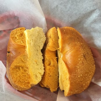 Everything Bagel - Cheddar jalapeño. Microwaved egg - Bagels Near Me - St. Augustine, Florida