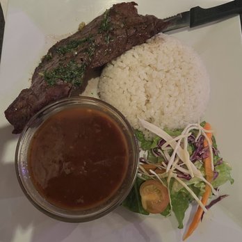 Harspoon’s - Churrasco with rice and beans - Seafood Near Me - Culebra, Puerto Rico