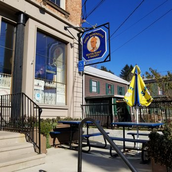 Chief Schenevus - outside view, some seating - American Near Me - Schenevus, New York