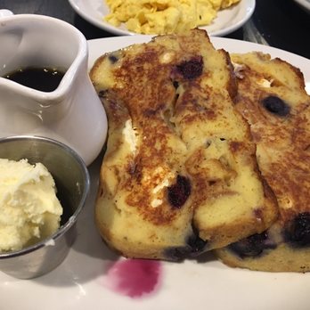 The Roost - The stuffed French toast of the day was blueberry cream cheese- it was delicious. The local syrup was a great add! - Breakfast & Brunch Near Me - Stone Ridge, New York The Roost - The stuffed French toast of the day was blueberry cream cheese- it was delicious. The local syrup was a great add! - Breakfast & Brunch Near Me - Stone Ridge, New York