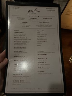 Menu photo 3 Giardino Chattanooga, TN Menu photo 3 Giardino Chattanooga, TN