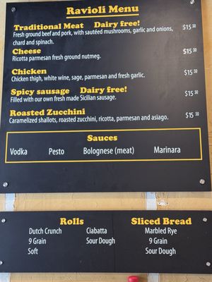 Menu photo 1 The Ravioli House San Mateo, CA Menu photo 1 The Ravioli House San Mateo, CA