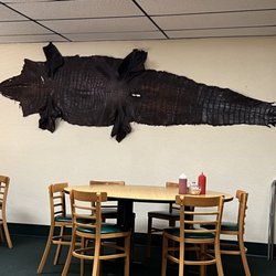 Bradley’s Seafood and Steak - Yes, skinned gator!