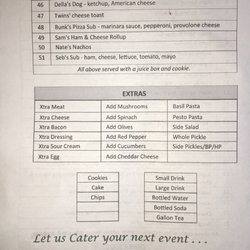 Sub-Sational - Menu
