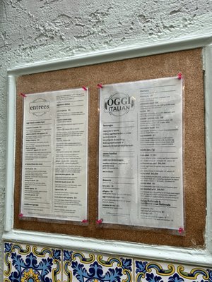 Menu photo 2 Oggi Italian Tampa, FL Menu photo 2 Oggi Italian Tampa, FL