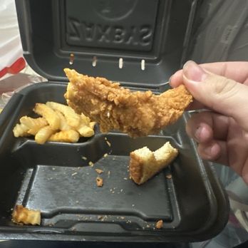 Zaxbys - Hair in my Large Chicken Fingerz™ Platter - Chicken Wings Near Me - Charlotte, North Carolina Zaxbys - Hair in my Large Chicken Fingerz™ Platter - Chicken Wings Near Me - Charlotte, North Carolina