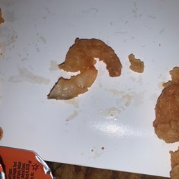 Burnt and raw Pound Popcorn Shrimp Combo* Burnt and raw Pound Popcorn Shrimp Combo*